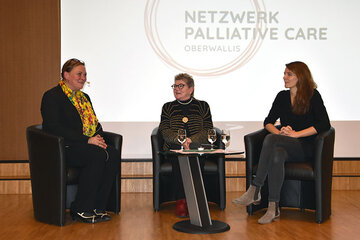 von Links: Meike Schwermann, Theresa Rohr, Martina Friedli